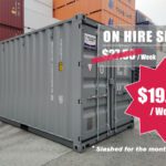 20ft Container Hire NSW for less than a cup of coffee per day!