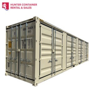 40ft High Cube 4 Door Side Opening Shipping Container Rental & Sales NSW