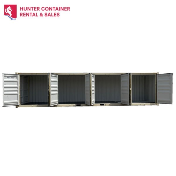 40ft High Cube 4 Door Side Opening Shipping Container Rental & Sales NSW
