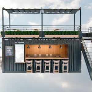 Modified Shipping Container Bar Modified Shipping Container Bar